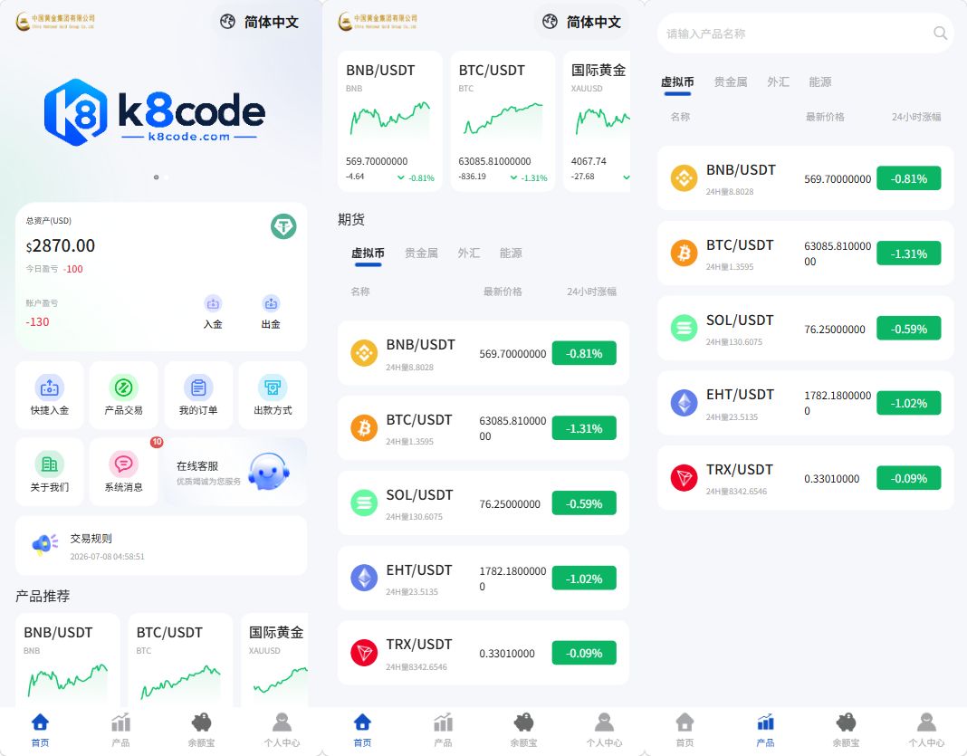 香港交易所微盘系统源码|商业源码|ThinkPHP+uni-app 封面